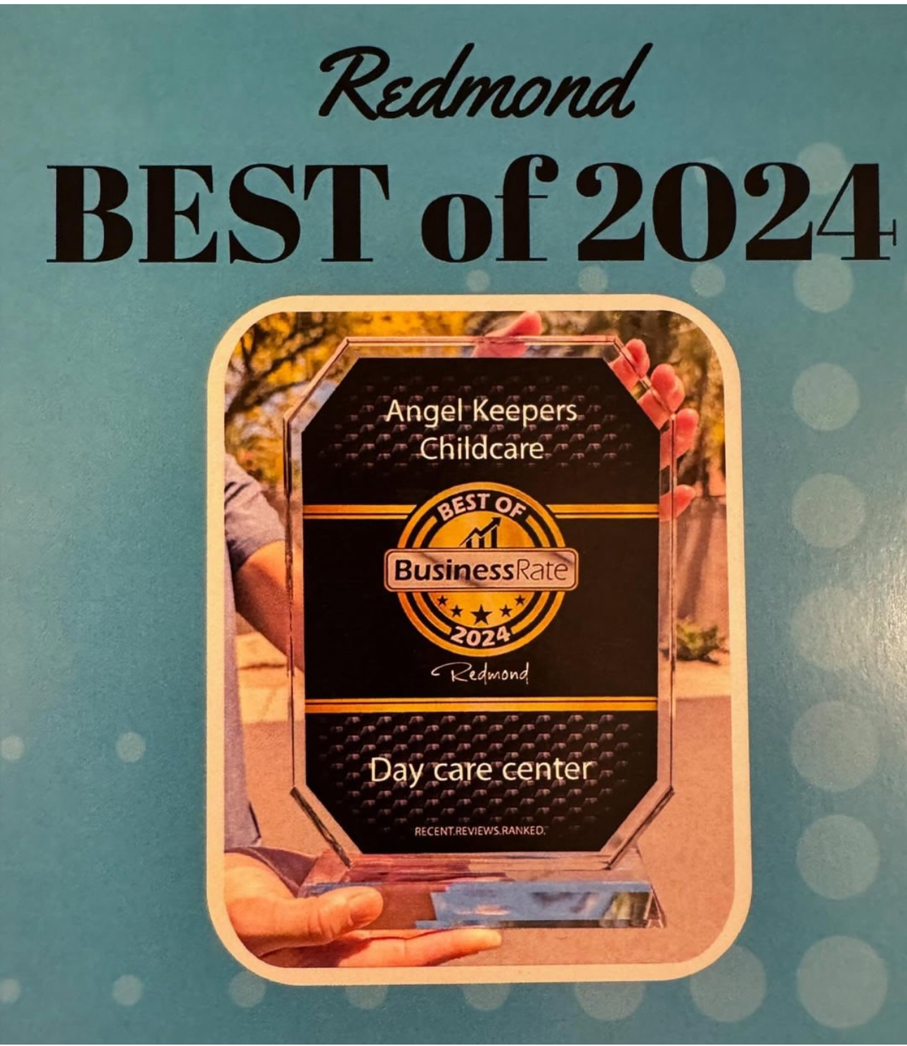 Redmond's Best Daycare 2024 Award